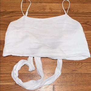 White Crop Top